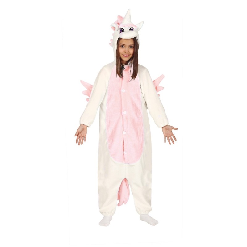 DEGUISEMENT ENFANT PYJAMA OU KUGURUMI LICORNE BLANCHE ET ROSE TAILLE 7-9 ANS DEGUISEMENT ENFANT PYJAMA OU KUGURUMI LICORNE BLANCHE ET ROSE TAILLE 7-9 ANS