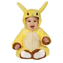 DEGUISEMENT BEBE POKEMON ELETRIQUE JAUNE TAILLE 12-24 MOIS 