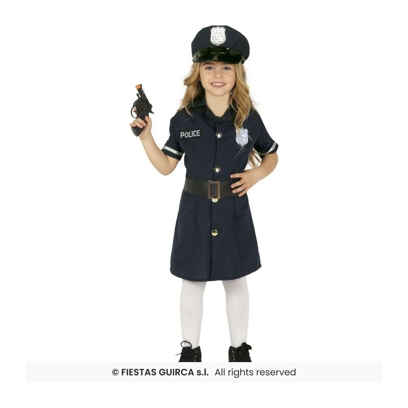 DEGUISEMENT ENFANT POLICIERE TAILLE 3-4 ANS  DEGUISEMENT ENFANT POLICIERE TAILLE 3-4 ANS