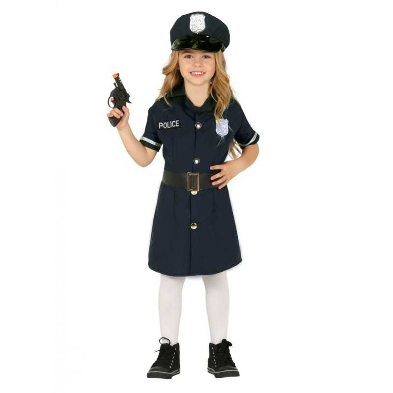 DEGUISEMENT ENFANT POLICIERE TAILLE 5-6 ANS