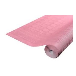 NAPPE DAMASSEE ROSE BONBON L 120 X 6M