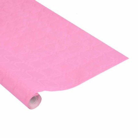 NAPPE DAMASSEE ROSE POUDRE 1.18 X 6 M