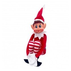 LUTIN FARCEUR GARCON ELFIE 10 CM X 5 CM X 38 CM 