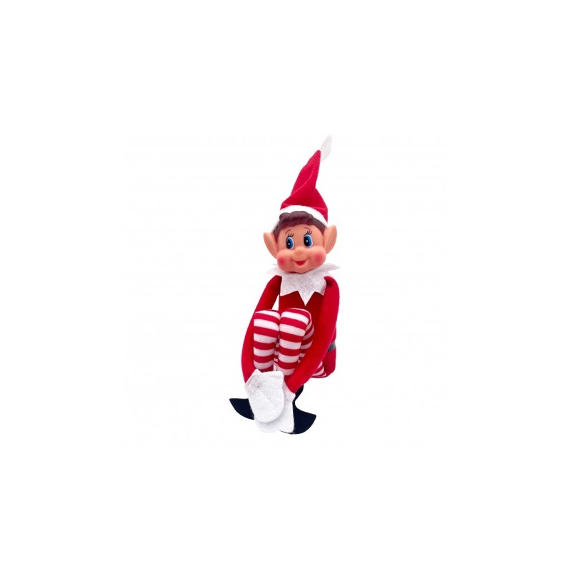 LUTIN FARCEUR GARCON ELFIE 10 CM X 5 CM X 38 CM 