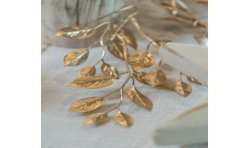 GUIRLANDE FEUILLES DE GARDENA DOREES 20 CM X 1.50 M