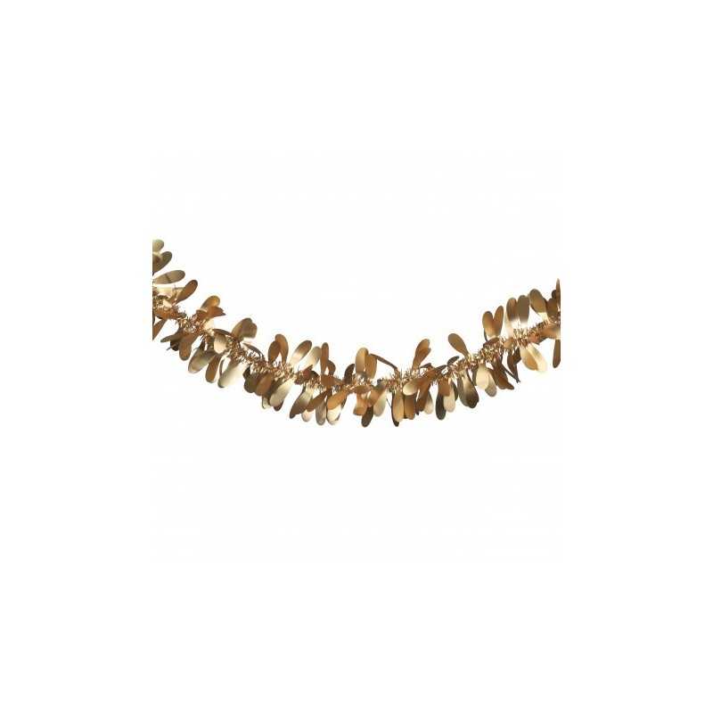 GUIRLANDE DE NOEL LIBELLULE OR MAT 270 CM