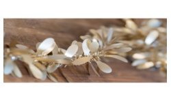 GUIRLANDE DE NOEL LIBELLULE OR MAT 270 CM