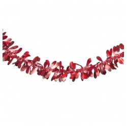 GUIRLANDE DE NOEL LIBELLULE ROUGE MAT 270 CM