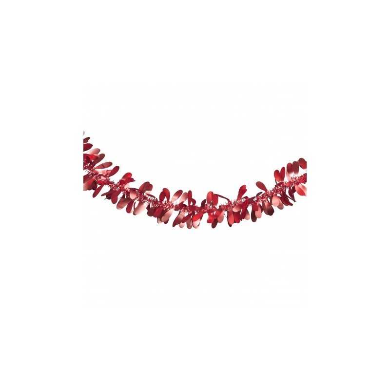 GUIRLANDE DE NOEL LIBELLULE ROUGE MAT 270 CM