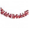 GUIRLANDE DE NOEL LIBELLULE ROUGE MAT 270 CM