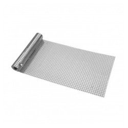 CHEMIN DE TABLE EFFET BOULE A FACETTES ARGENT 28CM X 3M