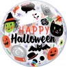 BALLON BUBBLES HAPPY HALLOWEEN FANTOME CHAT SORCIERE 56 CM