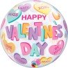 BALLON BUBBLES 56CM HAPPY VALENTINE'S DAY CANDY HEARTS 56 CM