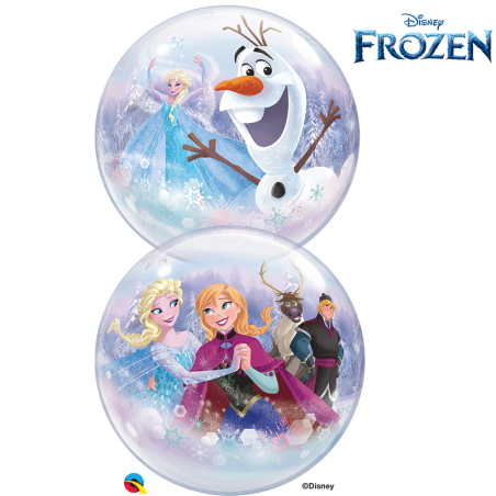 BALLON BUBBLE LA REINE DES NEIGES 2 FROZEN  56 CM 