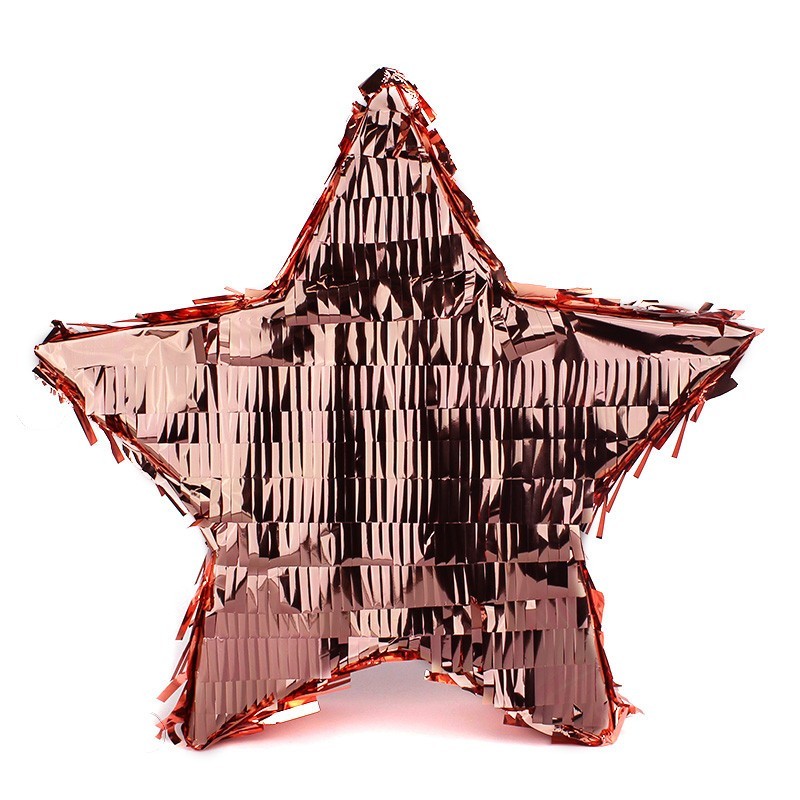 PINATA ETOILE ROSE GOLD EN 3D A TAPER 33 x 33 CM PINATA ETOILE ROSE GOLD EN 3D A TAPER 33 x 33 CM
