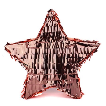 PINATA ETOILE ROSE GOLD EN 3D A TAPER 33 x 33 CM