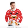 DEGUISEMENT PULL DE NOEL ROUGE RENNE RUDOLF TAILLE XL DEGUISEMENT PULL DE NOEL ROUGE RENNE RUDOLF TAILLE XL
