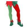 COLLANT ROUGE ET VERT LUTIN OU ELF DE NOEL COLLANT ROUGE ET VERT LUTIN OU ELF DE NOEL