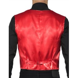 DEGUISEMENT GILET SEQUIN ROUGE TAILLE L