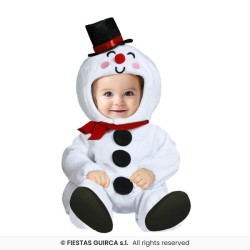 DEGUISEMENT BONHOMME DE NEIGE BEBE TAILLE 18-24 MOIS