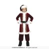 DEGUISEMENT GARCON PERE NOEL ROUGE DECORATION OR TAILLE 7-9 ANS DEGUISEMENT GARCON PERE NOEL ROUGE DECORATION OR TAILLE 7-9 ANS