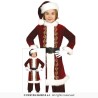 DEGUISEMENT GARCON PERE NOEL ROUGE DECORATION OR TAILLE 7-9 ANS DEGUISEMENT GARCON PERE NOEL ROUGE DECORATION OR TAILLE 7-9 ANS