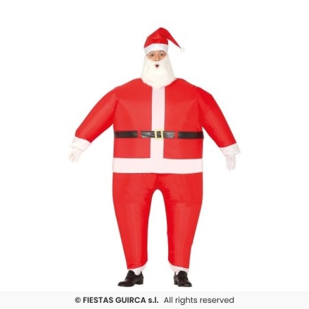 DEGUISEMENT PERE NOEL GONFLABLE ADULTE