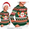 DEGUISEMENT PULL DE NOEL ROUGE ET VERT PERE NOEL TAILLE 5-6 ANS DEGUISEMENT PULL DE NOEL ROUGE ET VERT PERE NOEL TAILLE 5-6 ANS