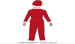 DEGUISEMENT PERE NOEL ROUGE TAILLE 10-12 ANS