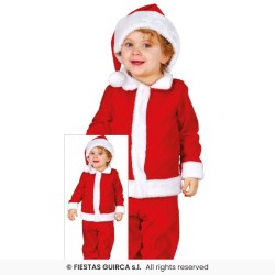 DEGUISEMENT PERE NOEL ROUGE BEBE TAILLE 18-24 MOIS