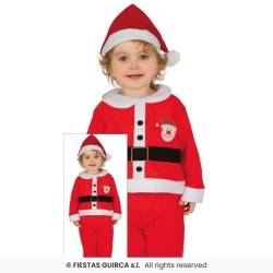 DEGUISEMENT BEBE PERE NOEL ECUSSON TETE DE PERE NOEL TAILLE 18-24 MOIS