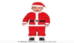 DEGUISEMENT BEBE PERE NOEL 18-24 MOIS