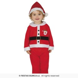 DEGUISEMENT BEBE PERE NOEL ECUSSON TETE DE PERE NOEL TAILLE 12-18 MOIS