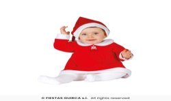 DEGUISEMENT BEBE MISS SANTA MERE NOEL TAILLE 18-24 MOIS