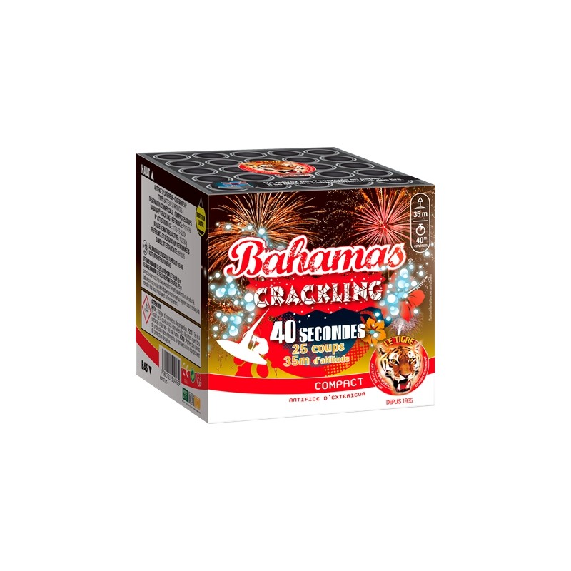 COMPACT BAHAMAS CRACKLING 25 COUPS 