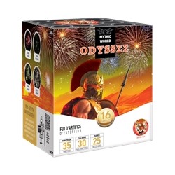 FEU D'ARTIFICE COMPACT 16 COUPS ODYSSEE