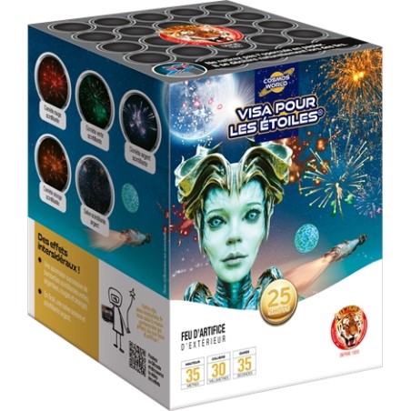 FEU D'ARTIFICE COMPACT VISA POUR LES ÉTOILES ®