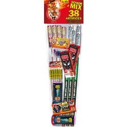 FEU D'ARTIFICE SACHET SENIOR MIX 38 ARTIFICES