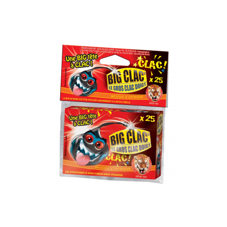 BOITE DE 25 BIG CLAC DOIGT PETARDS 