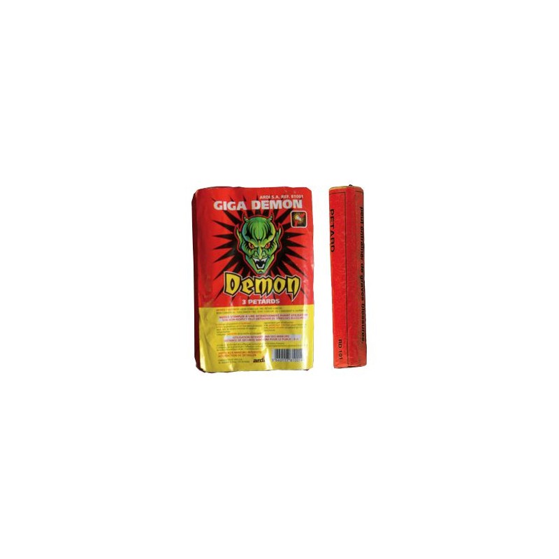 PETARD GIGA DEMON SACHET DE 3