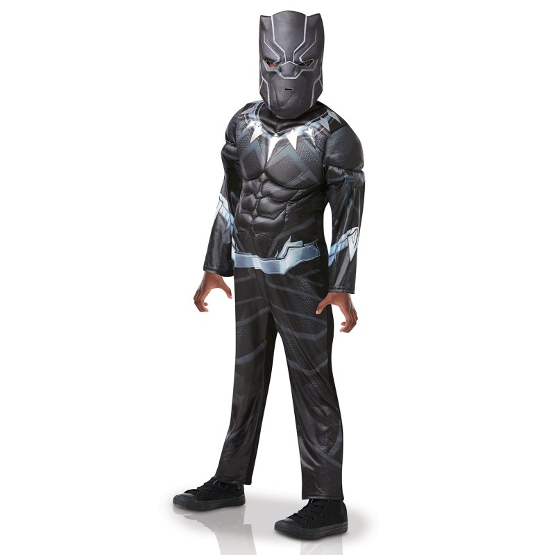 DEGUISEMENT BLACK PANTHER LUXE REMBOURE TAILLE 7-8 ANS DEGUISEMENT BLACK PANTHER LUXE REMBOURE TAILLE 7-8 ANS