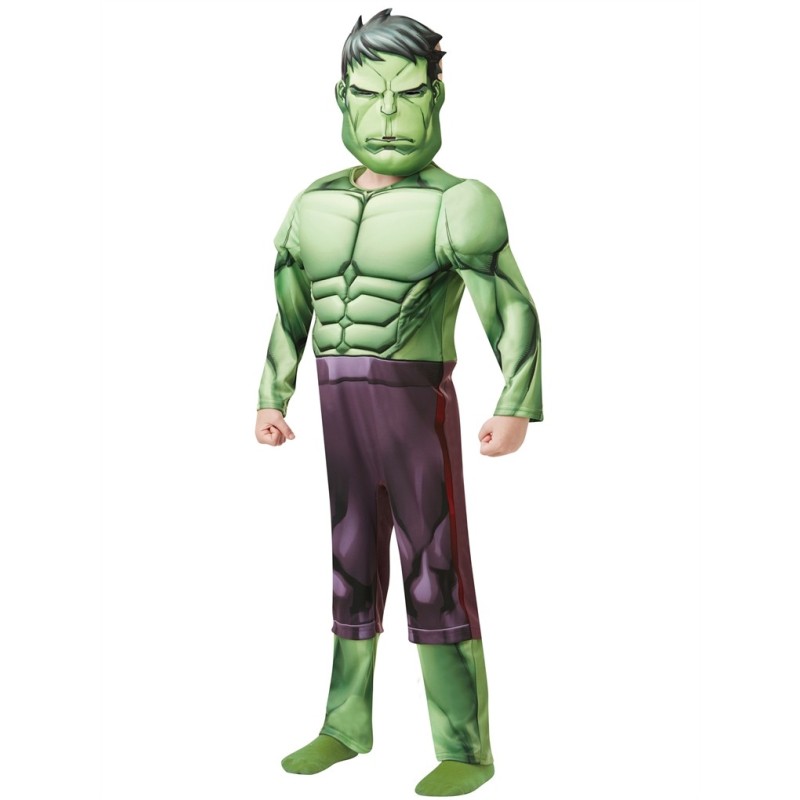 DEGUISEMENT HULK MUSCLES REMBOURES LUXE TAILLE 3-4 ANS 