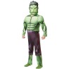 DEGUISEMENT HULK MUSCLES REMBOURES LUXE TAILLE 7-8 ANS  DEGUISEMENT HULK MUSCLES REMBOURES LUXE TAILLE 7-8 ANS
