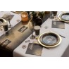 CHEMIN DE TABLE NOIR ET OR BONNE ANNEE 30 CM X 5 M CHEMIN DE TABLE NOIR ET OR BONNE ANNEE 30 CM X 5 M
