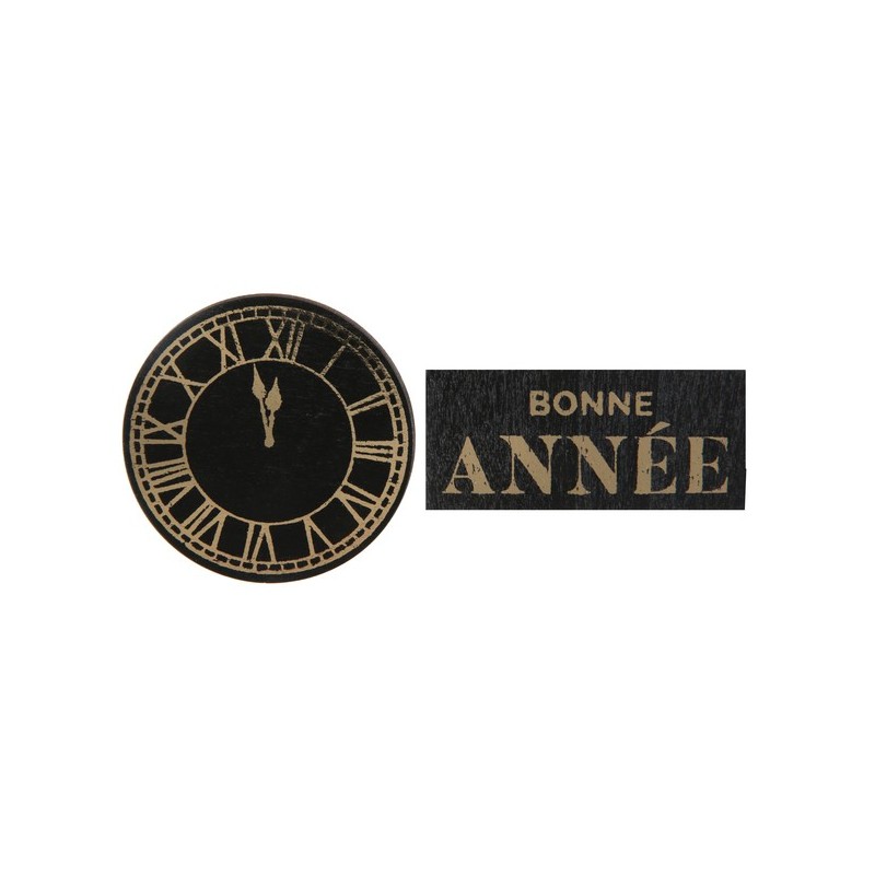 DECORATION A PARSEMER NOIR ET OR BONNE ANNEE  DECORATION A PARSEMER NOIR ET OR BONNE ANNEE