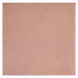 20 SERVIETTES RAINBOW ARLAID ROSE GOLD 40 X 40 CM 