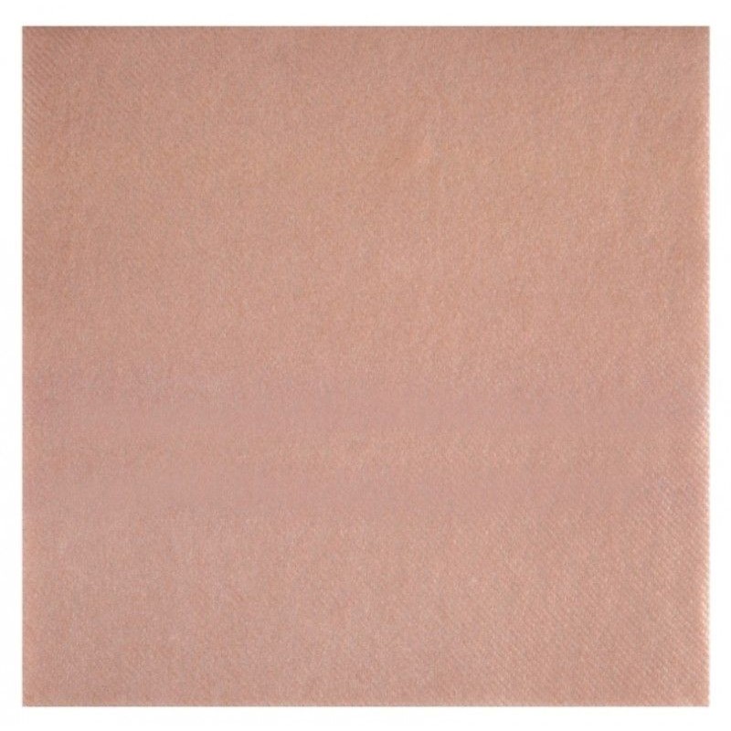 20 SERVIETTES RAINBOW ARLAID ROSE GOLD 40 X 40 CM 