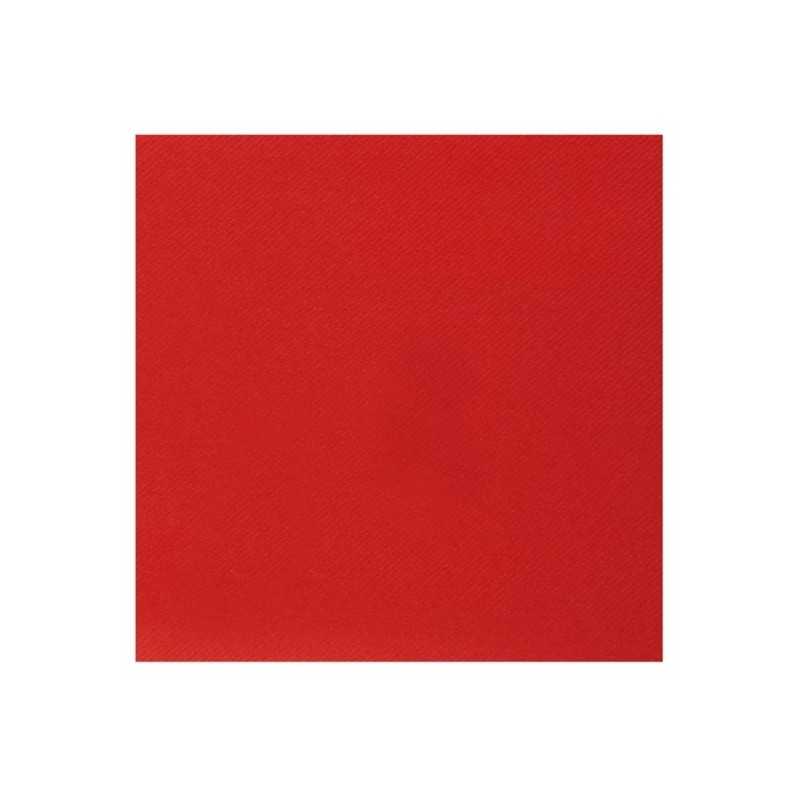 20 SERVIETTES RAINBOW AIRLAID ROUGE 40 X 40 CM
