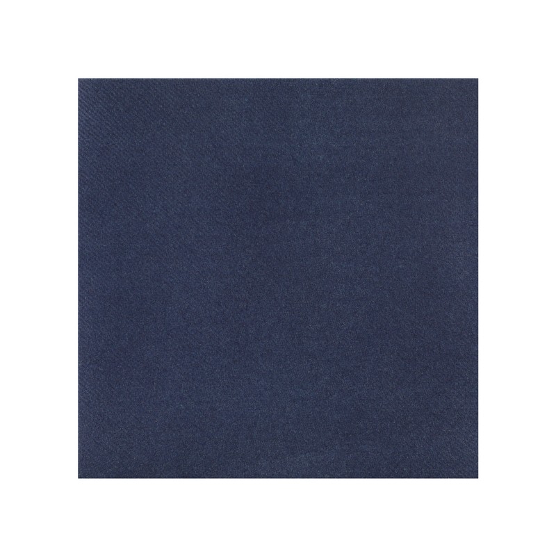 25 SERVIETTES RAINBOW AIRLAID BLEU MARINE 40 X 40 CM 