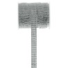 RUBAN BRILLANT ARGENT 10 MM X 5 M RUBAN BRILLANT ARGENT 10 MM X 5 M